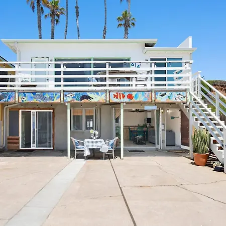 Beachfront Cottage Upper Unit Oceanside Exterior foto